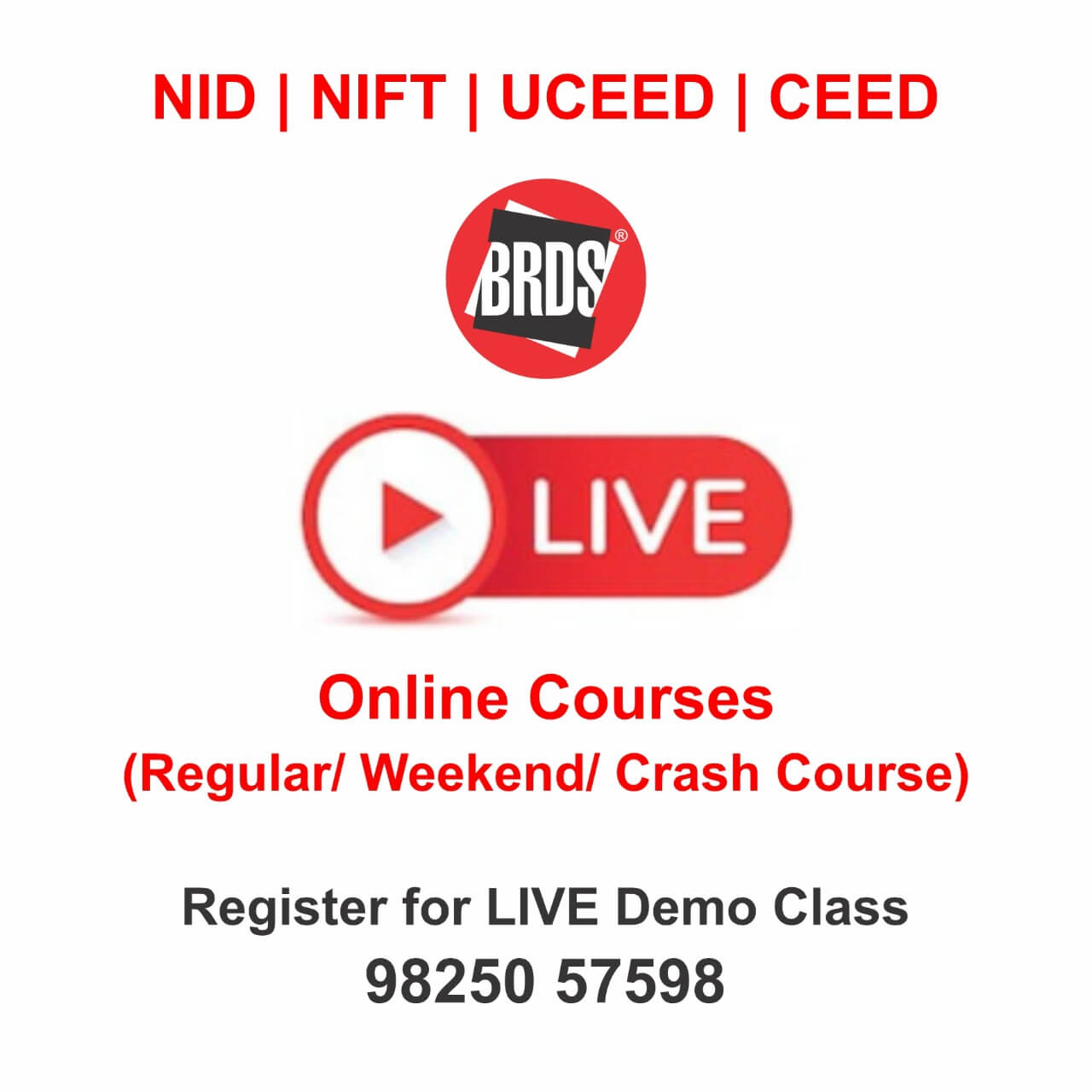 BRDS Live Online Classes