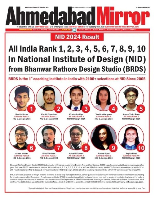 NID Coaching Bangalore | Bhanwar Rathore Design Studio